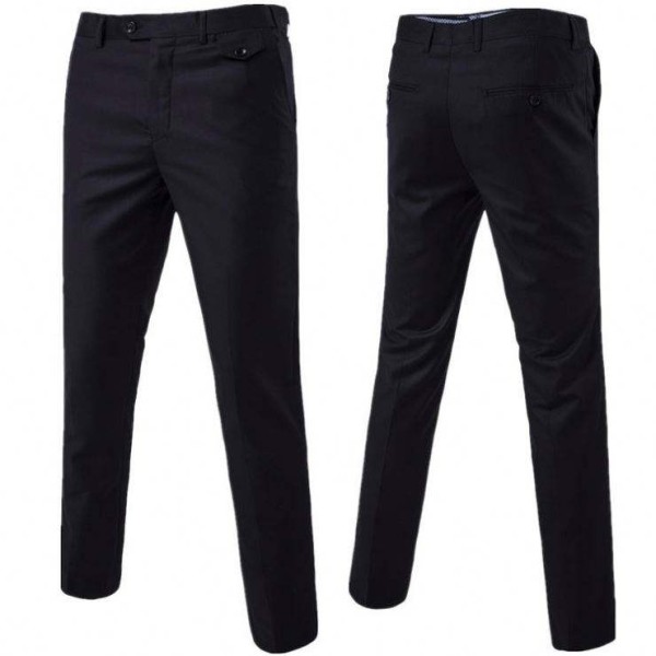 Comfortable slim fit business men's trousers