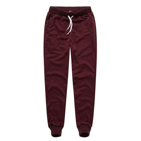 High elasticity breathable polyester cotton customized men's sports pants