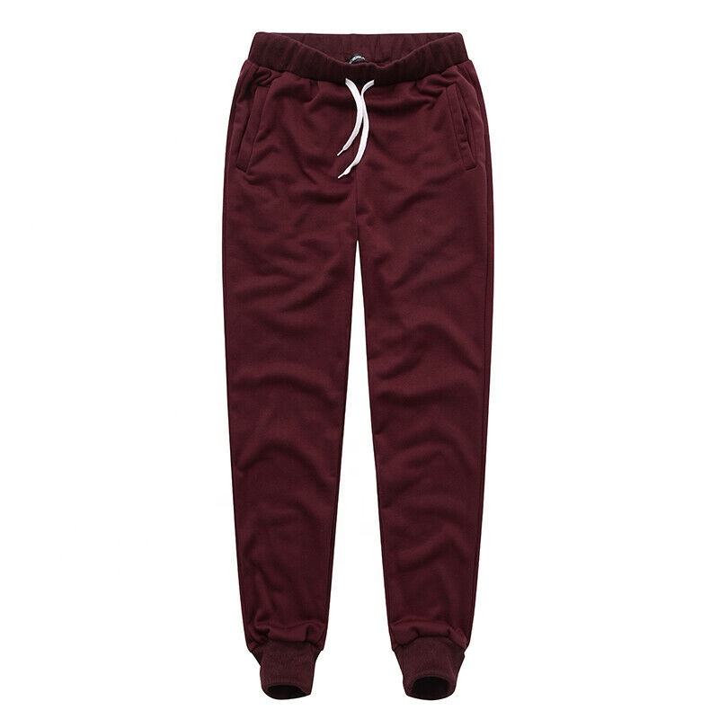 High elasticity breathable polyester cotton customized men's sports pants