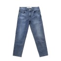 Comfortable and wear-resistant straight leg men's business jeans