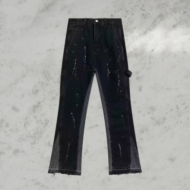 Comfortable cotton slim fit men's jeans