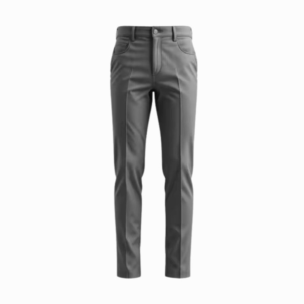 Water washed wear-resistant slim fit business pants