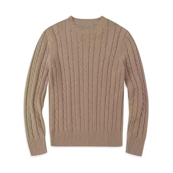Comfortable, warm, slim fit men's knitted pullover sweater