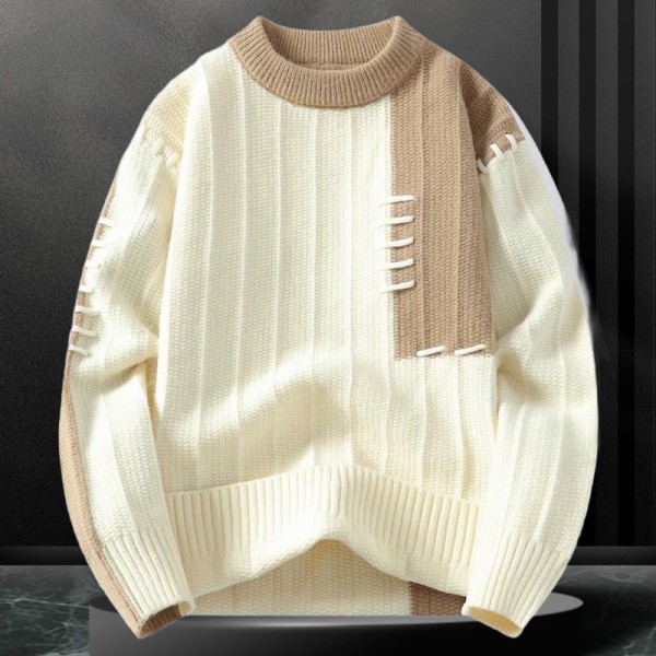 Cotton warm and loose men's sweater