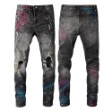 Retro slim fit cotton men's jeans