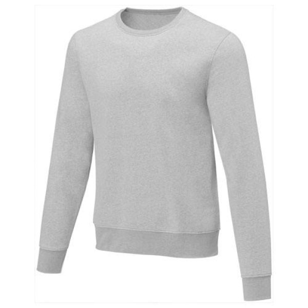 Comfortable, warm and simple men's round neck sweater