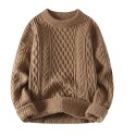 Warm, comfortable, fashionable men's knitted sweater