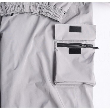 Breathable and waterproof 100% polyester loose ski pants