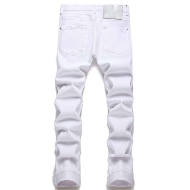 Slim fit, wear-resistant, waterproof men's jeans