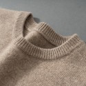Soft, warm and skin friendly men's cashmere sweater