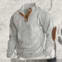 Comfortable, warm, loose outdoor men's sweater