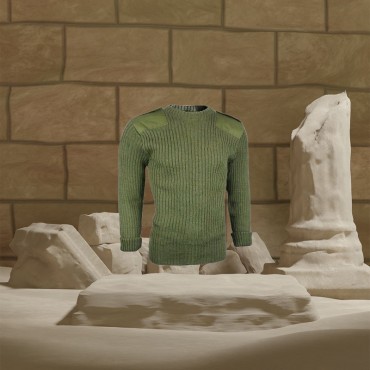 Wool breathable and anti shrink pullover sweater