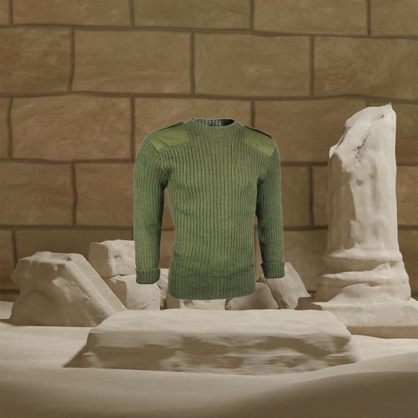 Wool breathable and anti shrink pullover sweater