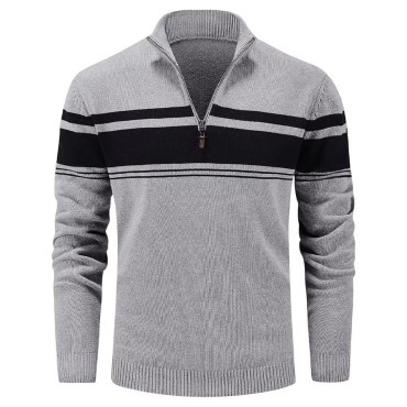 Pure wool warm and loose men's sweater