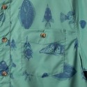 Breathable loose printed men's beach shirt