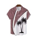 Casual, soft, breathable beach short sleeved shirt