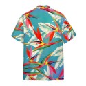 3D printed breathable casual Hawaiian shirt