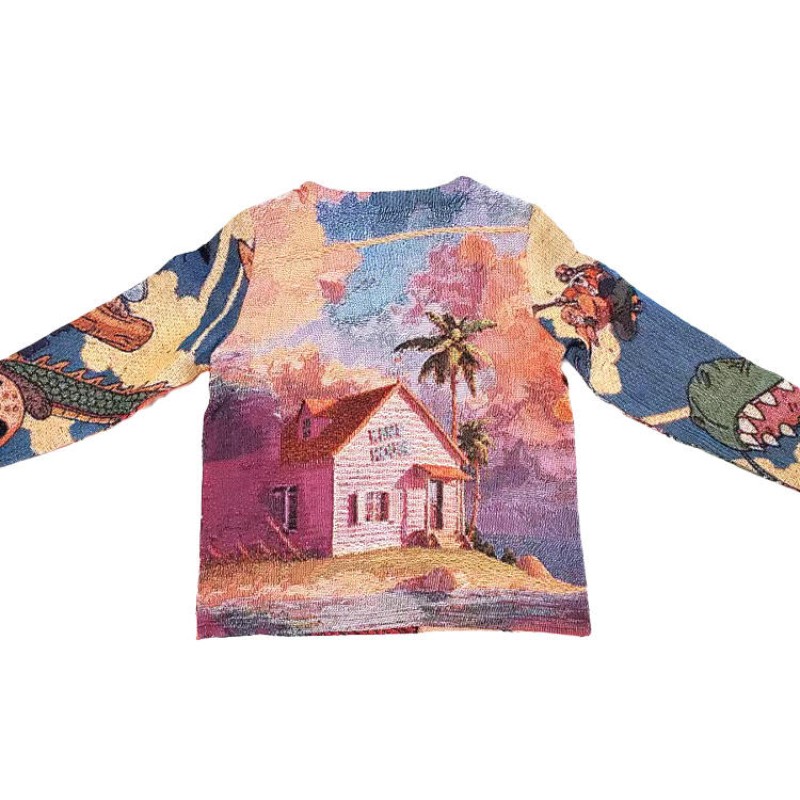 Breathable sports basketball tapestry sweater