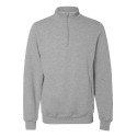Cotton blend high elasticity embroidered logo men's knitted pullover