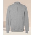Cotton blend high elasticity embroidered logo men's knitted pullover