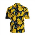 Breathable printed loose men's shirt