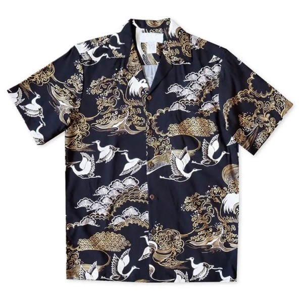 Summer Short sleeved Hawaiian Beach Men's Shirt