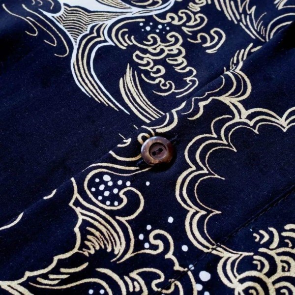 Summer Short sleeved Hawaiian Beach Men's Shirt