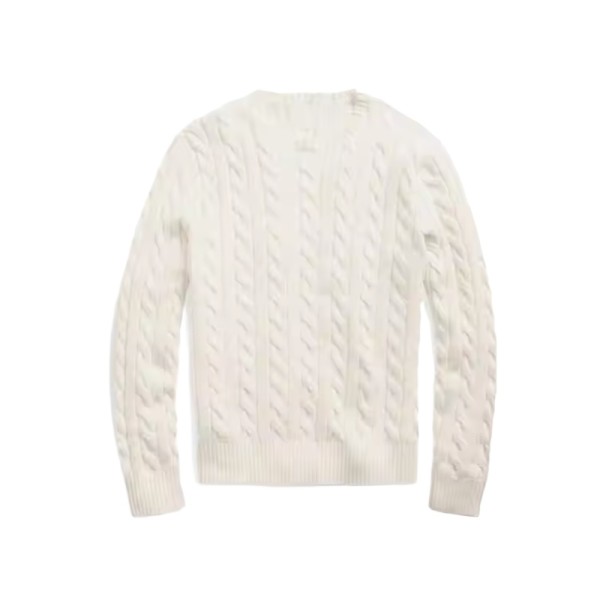 Warm, breathable and shrink proof men's round neck Fried Dough Twists knitting sweater