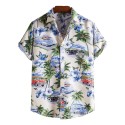 Fully printed comfortable casual men's beach wear