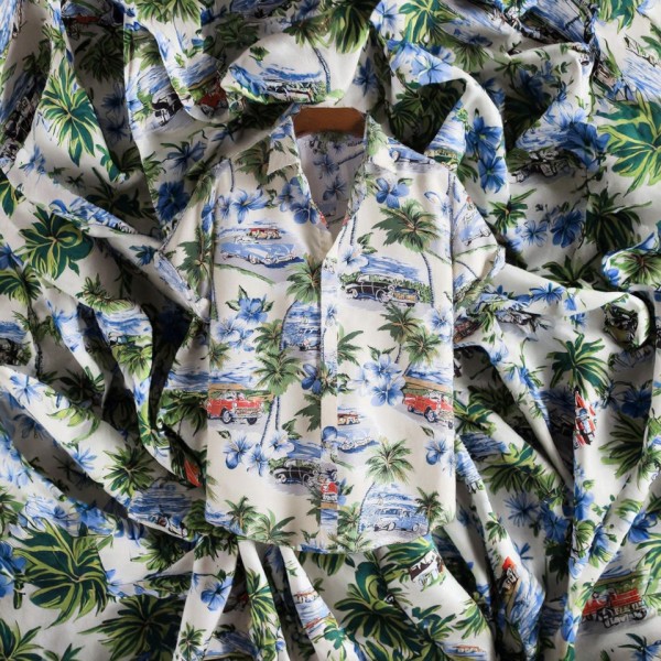 Fully printed comfortable casual men's beach wear