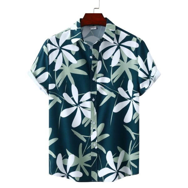Breathable printed casual shirt