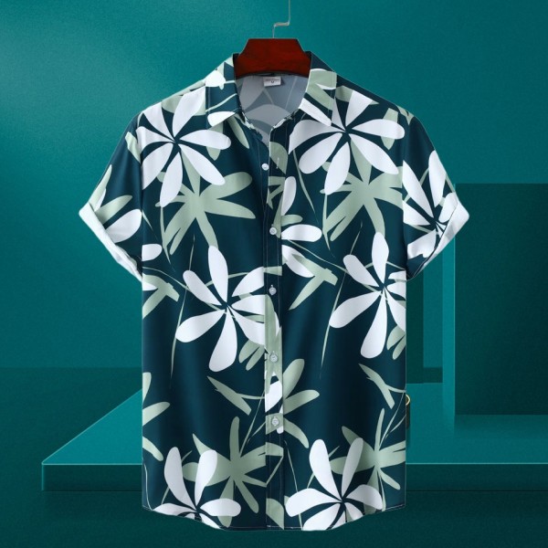 Breathable printed casual shirt