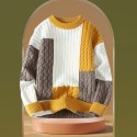 Comfortable, warm and loose men's casual sweater