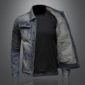 Retro slim fit denim jacket