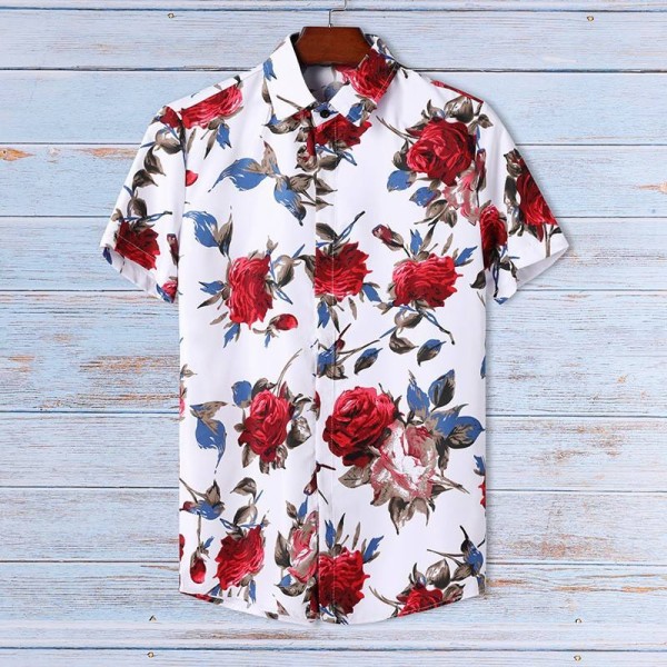 Anti pilling, wrinkle resistant, breathable men's beach shirt