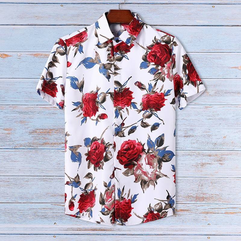 Anti pilling, wrinkle resistant, breathable men's beach shirt