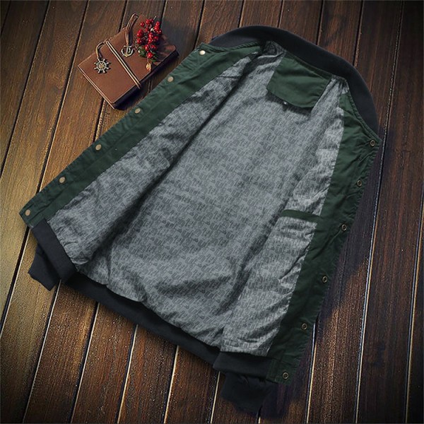 Cotton slim fit casual jacket