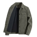 Corduroy casual warm men's jacket
