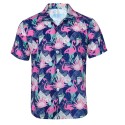 Comfortable printed casual men's shirt