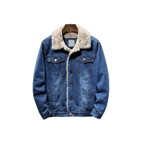Classic and fashionable slim fit men's denim jacket