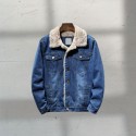 Classic and fashionable slim fit men's denim jacket