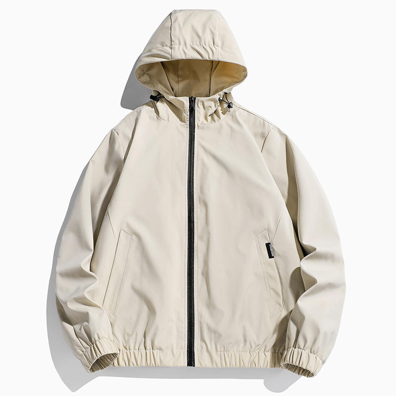 Windproof and Warm Men's Outdoor Jacket with Velvet