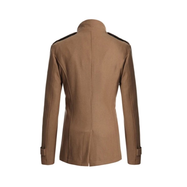 Comfortable, warm and slim fit men's wool windbreaker