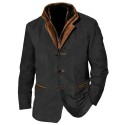 Classic button+slim fit casual men's jacket