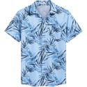 Fresh printed casual men's short sleeved shirt