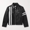 Comfortable and durable British style men's leather jacket
